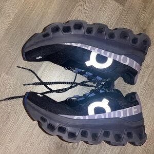 On Running Black Athletic Shoes